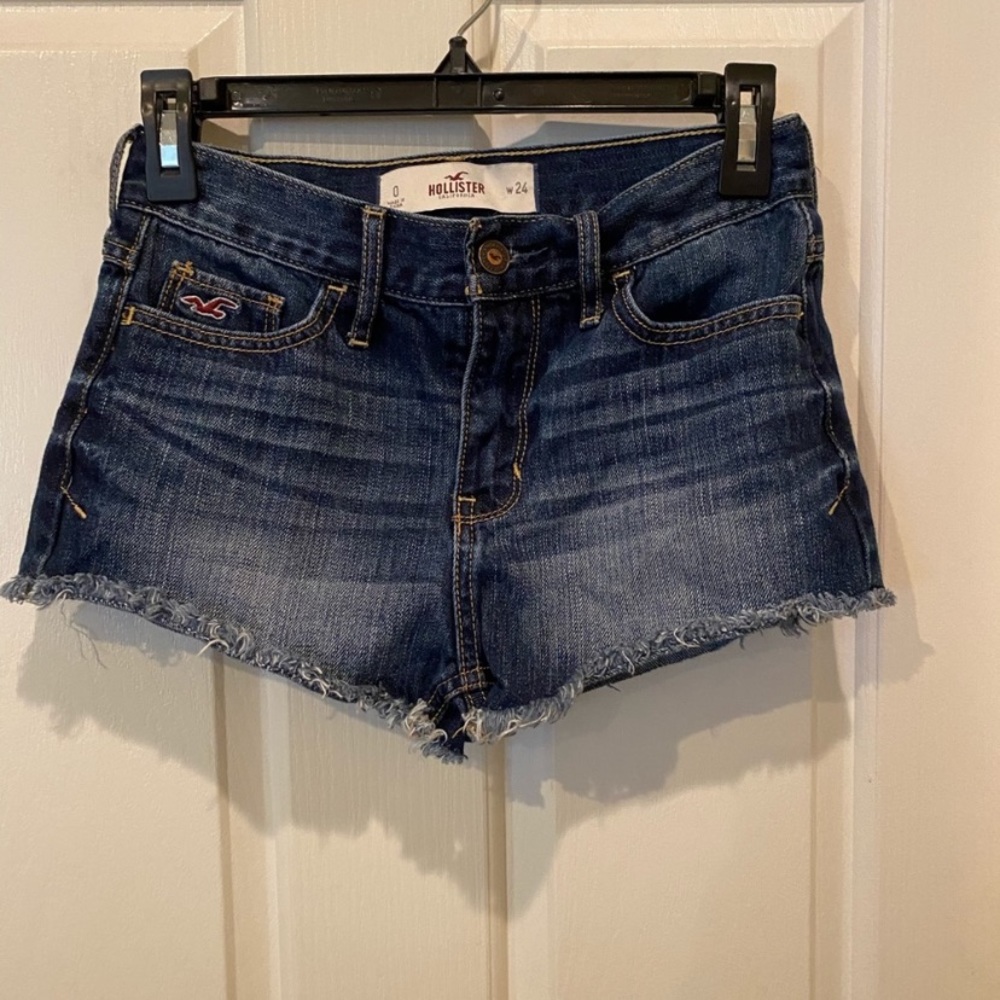Hollister high waist denim shorts